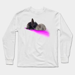 The most adorable bunny kisses! Long Sleeve T-Shirt